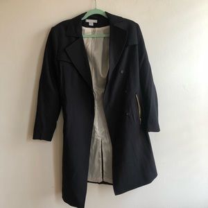 H&M black trench